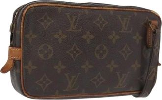 Louis Vuitton Pre-owned Cross Body Bags, female, Brown, Size: ONE SIZE Pre-owned Canvas Cross Body Bag
