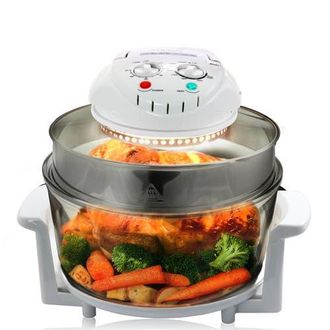MegaChef Multipurpose Countertop 14.25 Inch Halogen Oven Air Fryer/Rotisserie/Roaster in White at Nordstrom