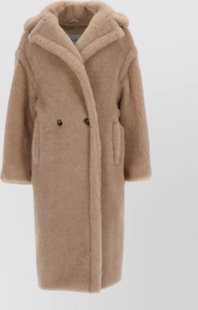 Max Mara alpaca wool cashmere silk coat