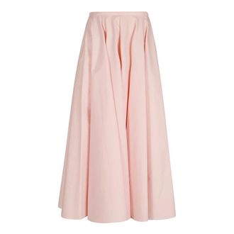 Givenchy Midi Skirts, female, Pink, Size: XS Pleated Drawstring Skirt