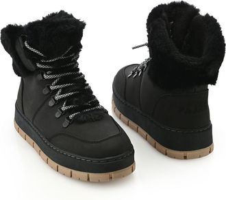 Pajar Chalet Faux Fur Trimmed Leather Boots