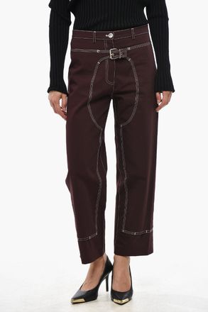 Stella McCartney Pantaloni Cropped WORKWEAR Con Cintura Stella McCartney