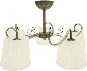 Fabrilamp L&aacute;mpara Cuzco 5xe14 Cuero