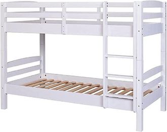 Inter Link SAS Letto Links A Castello Annika 90x200 In Massello Di Pino Divisibile