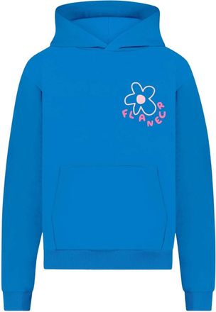 Flaneur Flâneur, Hoodies & sweatvesten, Heren, Blauw, L, Katoen, Blauwe Blossom Hoodie Biologisch Katoen