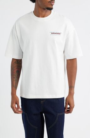 Criminal Damage Aprés Ski Oversize Graphic T-Shirt in Off White at Nordstrom, Size Xx-Large