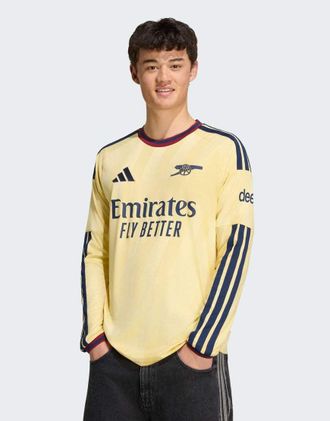 adidas Arsenal fc 26/27 terza maglia a maniche lunghe in almost yellow-Giallo