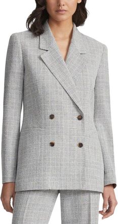 Lafayette 148 New York Double Breasted Wool-Blend Blazer