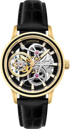 Earnshaw Engineer Black Dial Mens Watch ES-8317-02