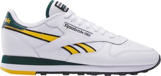 Reebok Classic Leather White/Fierce Gold/Collegiate Green Unisex Running Shoes