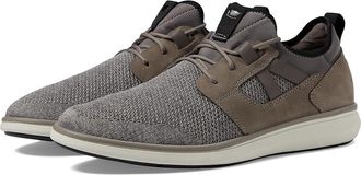 Florsheim Venture Knit Plain Toe Sneaker Mens Shoes Gray : 7.5 W (3E), Textile/Leather