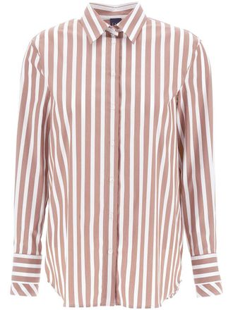 Fay striped shirt - Brown