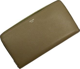 Celine Beige Leather Wallet (Bi-Fold) (Pre-Owned)