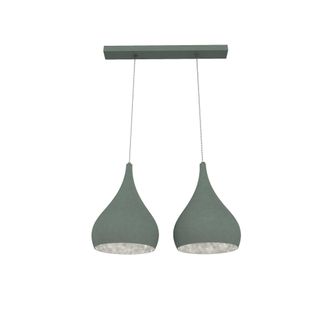 Lumicom Calice L&aacute;mpara De Techo Lineal X 2 Bicolor Mate