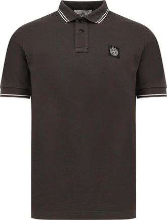 Stone Island Stretch Organic Coton Polo Shirt