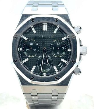 Audemars Piguet Pre-owned Audemars Piguet Royal Oak Chronograph Green Dial Mens Watch 26240ST.OO.1320ST.08
