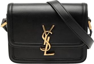Saint Laurent Pre-owned Solferino Schoudertas - Dames - Vintage Schoudertas - Zwart - ONE Size - Leer - Vintage