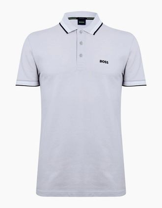 HUGO BOSS Mens Polo Shirt - Lt Pas Grey - Size: 52