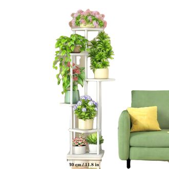 OEM Soporte Para Plantas De 5 Niveles, Dise&ntilde;o Que Ahorra Espacio, B-6-tier-white