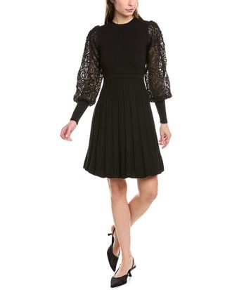 Nanette Lepore Cable Front Sweaterdress