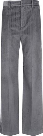 Brunello Cucinelli Dames, Broeken, Grijs, Maat: XL