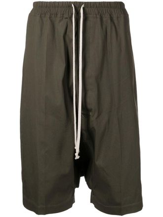 Rick Owens Bermuda con cavallo basso - Verde