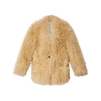 Isabel Marant Faux-Fur Coat - female - Isabel Marant - Faux Fur & Shearling Jackets - Beige - 2XS - Jackets