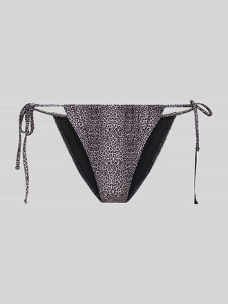 Pieces Bikini Slip mit seitlicher Schn&uuml;rung Modell BAOMI in Dunkelbraun, Gr&ouml;&szlig;e XL