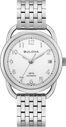 Bulova Joseph Bulova Commodore Bracelet Watch in Silver-Tone at Nordstrom
