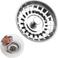 OEM 2 Tapones Para Fregadero De Cocina De 78 Mm, Filtro Universal Para Fregadero De Cocina, Tapones Universales De Acero Inoxidable Para Fregadero/lavabo 