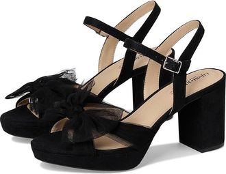 Life Stride Last Dance Ankle Straps Womens Sandals Black Fabric : 7.5 W (C), Leather/Textile