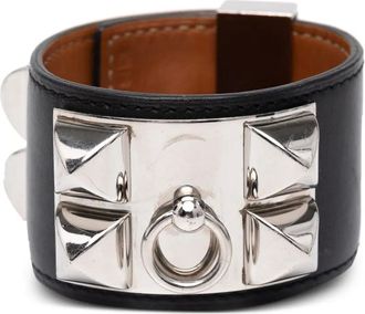 Hermès 2003 Swift Collier de Chien S armband - Zwart