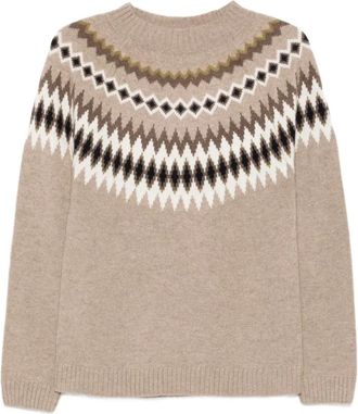 Be You Round-neck Knitwear, female, Multicolor, M, Lady59 Round-neck Knit