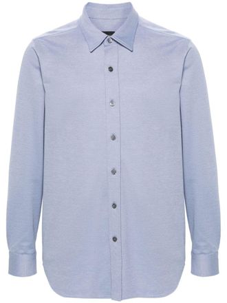 Brioni Camicia a maniche lunghe - Blu