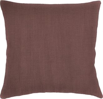 Anaya with Love So Soft Linen Euro Pillow with Down Alternative Insert in Chestnut Brown at Nordstrom, Size 26X26