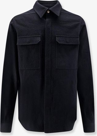Rick Owens Outershirt in cotone e lana - RICK OWENS - gender_Man