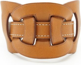 Herm&egrave;s Hermes leren armband met fetisj