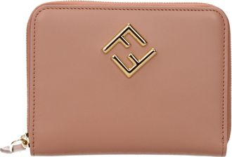 Fendi Damens Geldb&ouml;rse Rosa/Ballerina-Leder