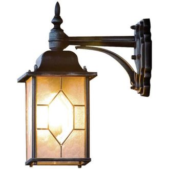 Konstsmide Milano 7248-759 Lampada da parete per esterno Lampada a risparmio energetico, led (monocolore) E27 75 w Nero - Konstsmide