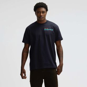 Nike Miami Dolphins Rivalries Collection Essential Max90 Nike Mens NFL T-Shirt in Blue | 01AY4FA9P-Z9U