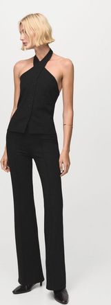 Mango Leggings dettaglio cuciture nero - Donna - XS - MANGO