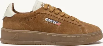 Autry DALLAS LOW SNEAKERS IN MARSHMALLOW AND CIGAR SUEDE