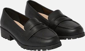 Dorothy Perkins Womens Dorothy Perkins Womens/Ladies Leoni Wide Penny Loafers - Black - Size: 8