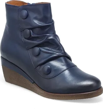 Miz Mooz Maxy Wedge Bootie in Denim at Nordstrom, Size 10.5-11Us