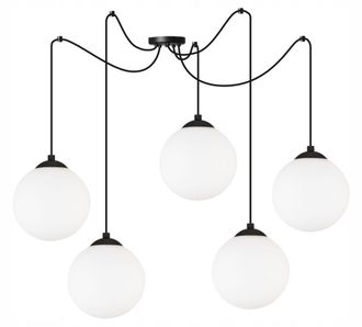 OEM L&aacute;mpara De Techo Colgante Spider Ball Negra Led 15cm