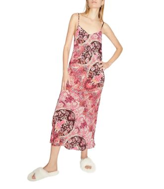 Maria Cher Besalu Isabel Slip Dress In Mix 1 Pink