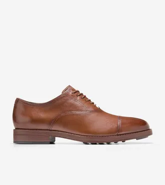 Cole Haan Mens Ledley Grand Cap Toe Oxford Shoes - Brown Size 10.5
