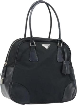 Prada Pre-owned Vintage Handtas - Dames - Vintage Handtas - Zwart - ONE Size - Leer - Vintage
