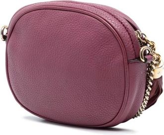 Gucci Pre-owned Cross Body Bags, female, Pink, Size: ONE SIZE Pre-owned Leather Crossbody Bag