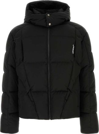 Off-white Black Quilted Hood Jacket